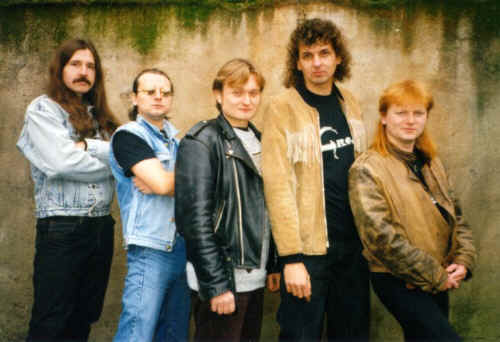 Promo fotografie k CD Vlezte mi na záda / podzim 1997